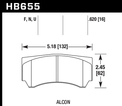 Pad Shape - HB655