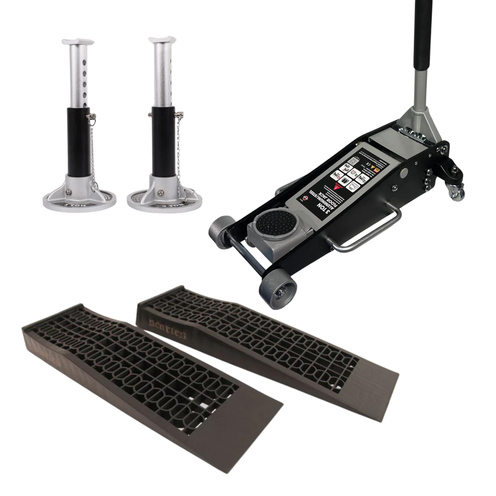 Jack Up Ramps DIY Workshop Combo 3T Jack/Stands/Ramps #1 – Racer Products