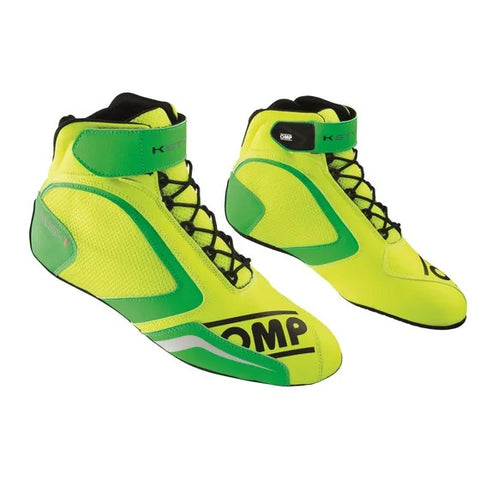 OMP Boots KS1 Fluro Yellow/Fluro Green