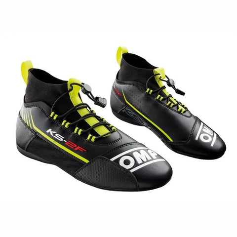 OMP Boots KS2F Black/Fluro Yellow