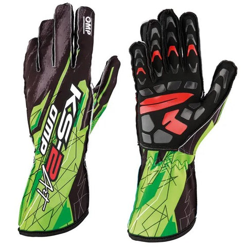 OMP Gloves KS2 Art Black/Green