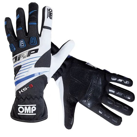 OMP Gloves KS3 Black/Blue