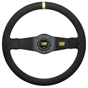 OMP Steering Wheel - Rally, Suede 2 Spoke